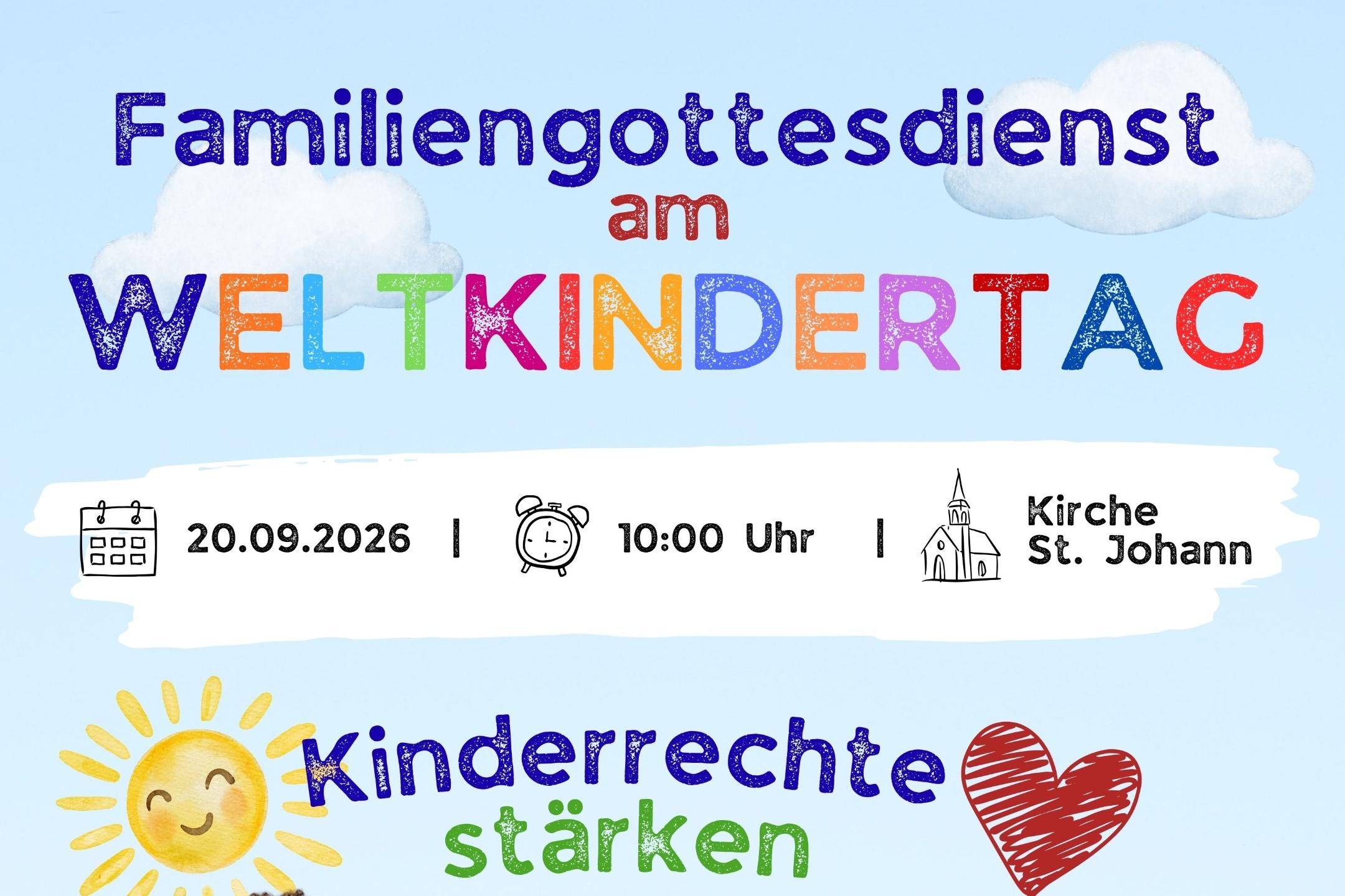 Familiengottesdienst am Weltkindertag