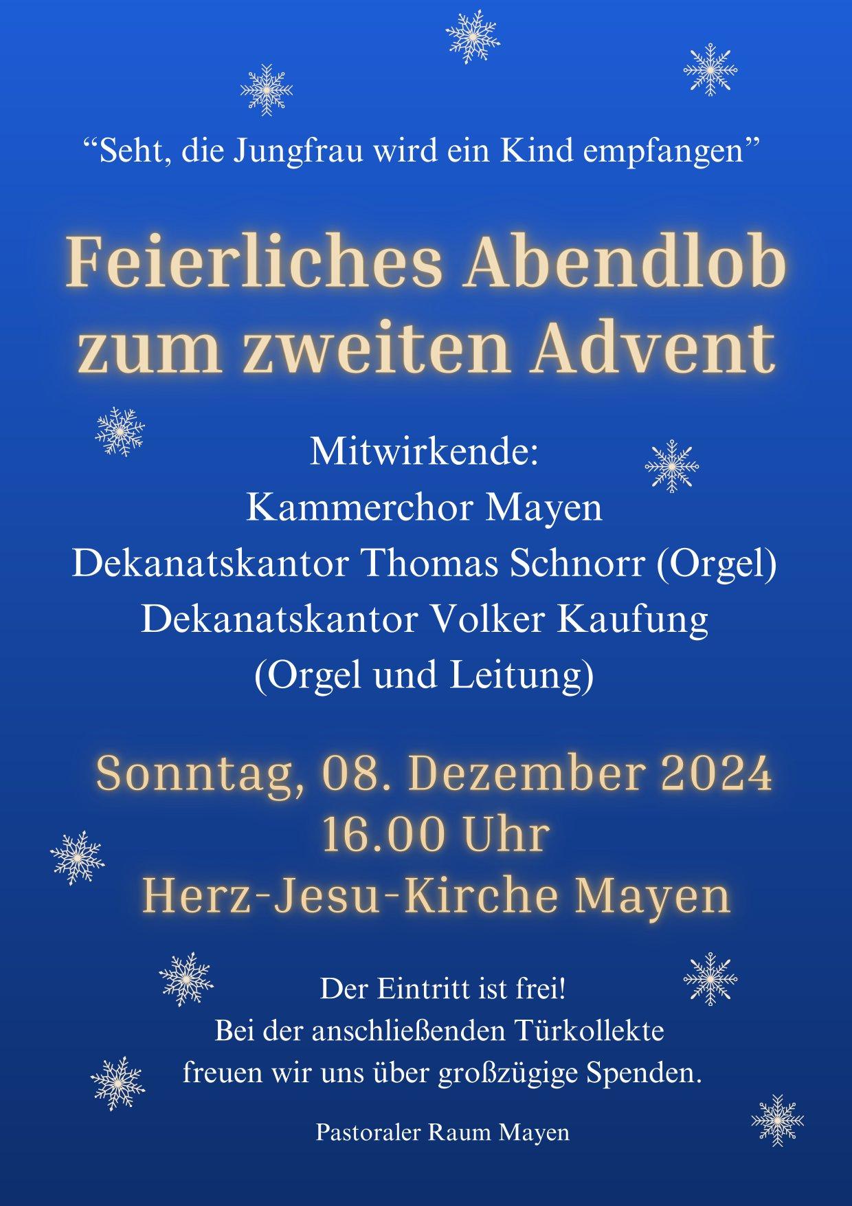 Abendlob 2. Advent Herz Jesu Kirche 2025-1