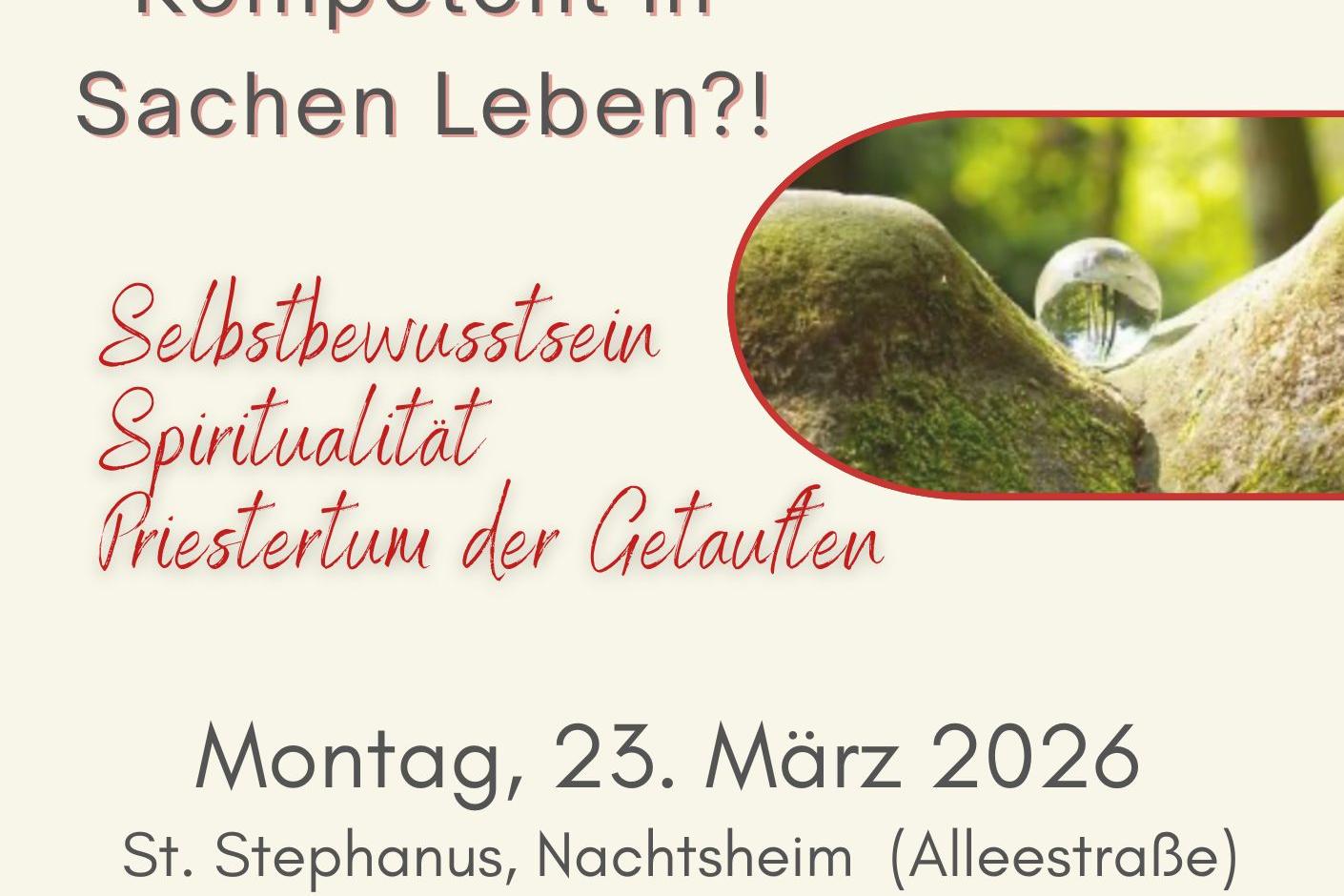 Selbstbewusst Christsein