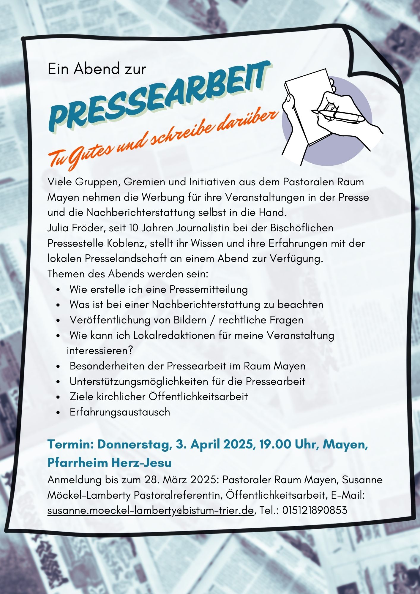 Pressearbeit - Schulung 2025