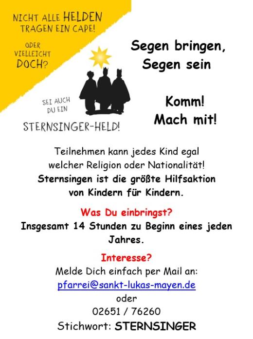 Sternsinger Helden