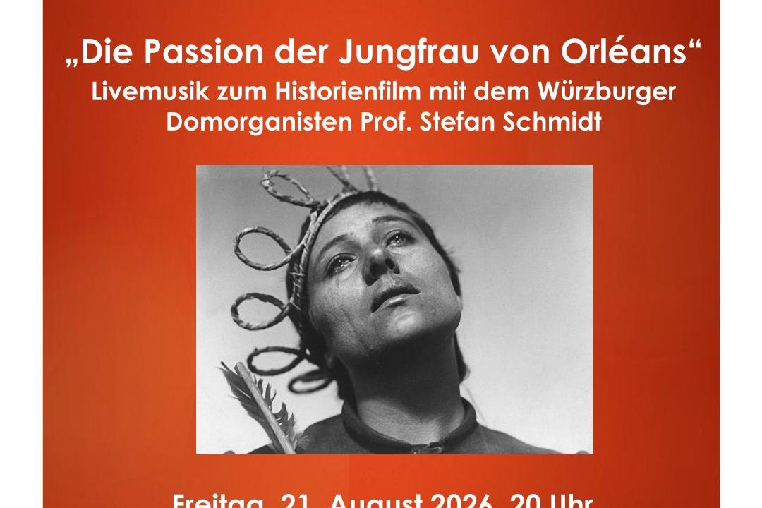 Orgelimprovisation des Würzburger Domorganisten Prof. Stefan Schmidt zum Film „Die Passion der Jungfrau von Orléans“.